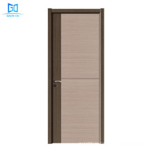 Proveedor de porcelana puerta de madera de alta calidad puerta de chapa de melamina puerta de madera moderna Go-A019